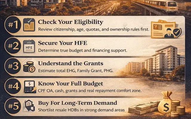 Buying a Resale HDB Flat Singapore property guide cover