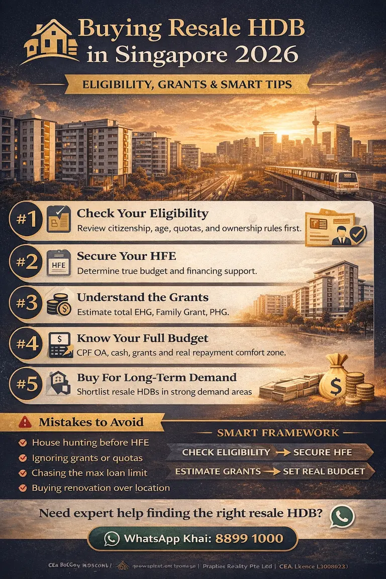 Buying a Resale HDB Flat Singapore property guide cover