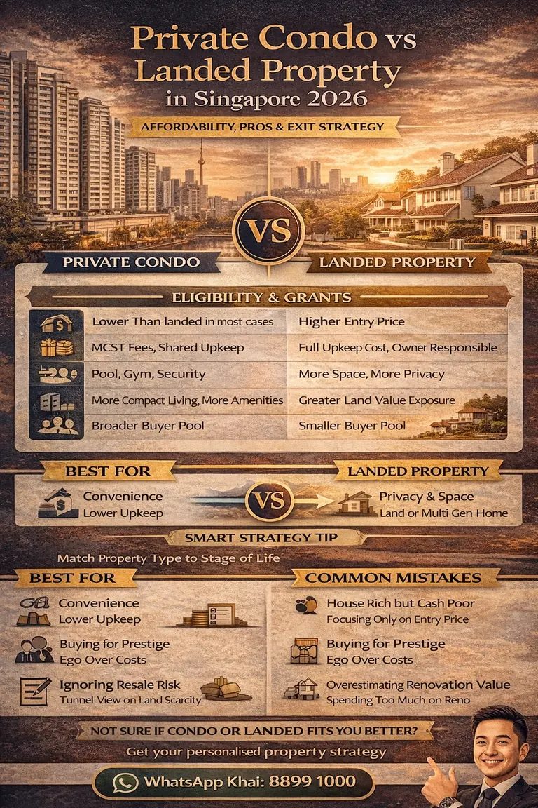 Private Condo vs Landed Singapore Singapore property guide cover