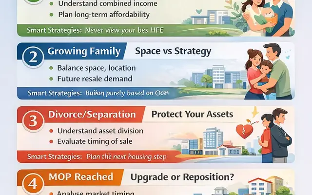 Property Decisions During Life Changes Singapore property guide cover