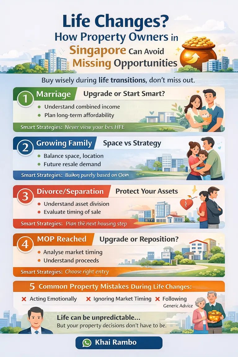 Property Decisions During Life Changes Singapore property guide cover